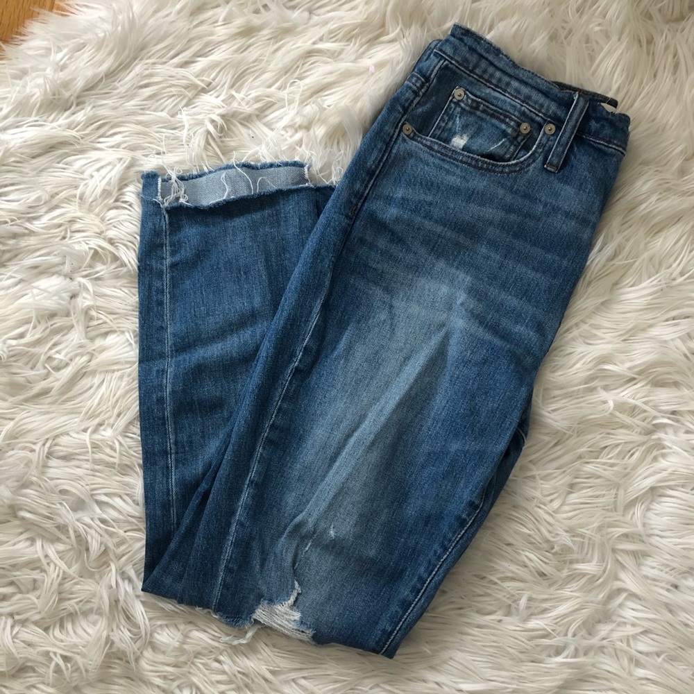 Madewell High Rise Slim Boyjeans